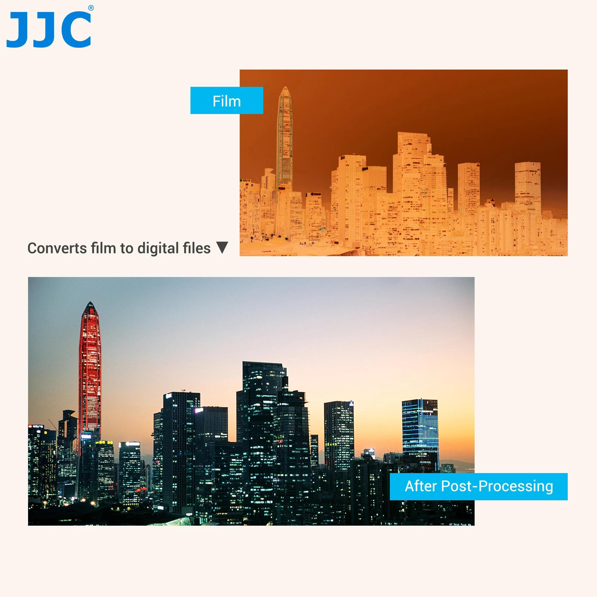 Adaptateur de numérisation de films JJC et kit d'éclairage LED pour scanner les négatifs de films 35