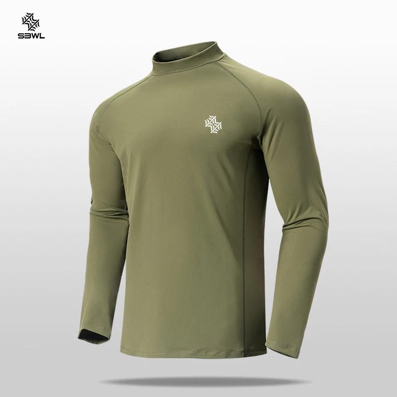 SBWL hommes de haute qualité cyclisme randonnée sports de plein air à manches longues T-shirt loisir