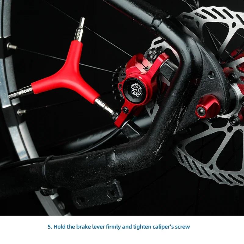 Outil de centrage du Rotor de frein à disque de vélo, outil de réglage de l'étrier de frein à disque