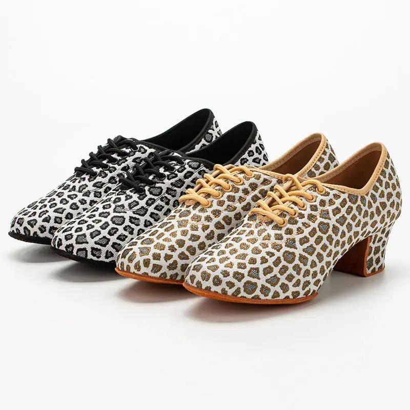Chaussures de danse latine femme Jazz talons hauts salle de bal Salsa Latino femme moderne formation