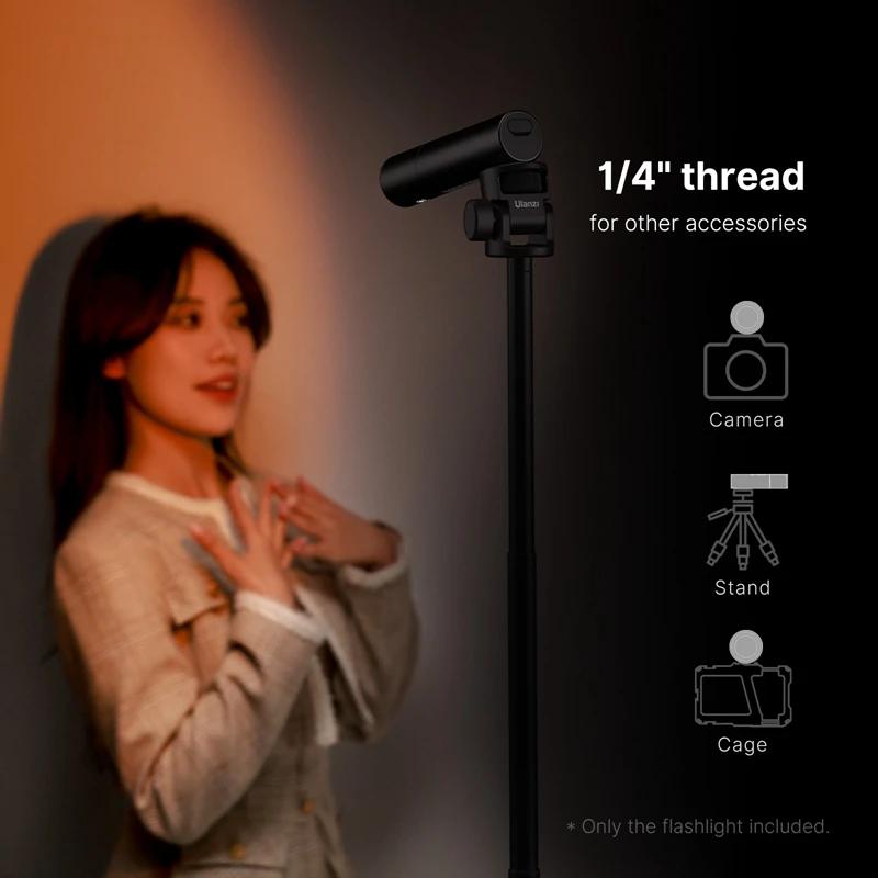 Ulanzi LM07 lampe de poche vidéo Zoomable lumière de photographie bicolore luminosité variable Video