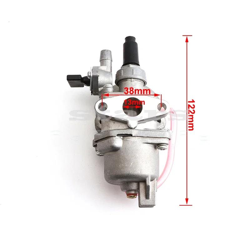 Carburateur Carb Carby + acier 44mm filtre à Air bleu + pile 47cc 49cc Mini Moto Dirt Pocket Bike AT
