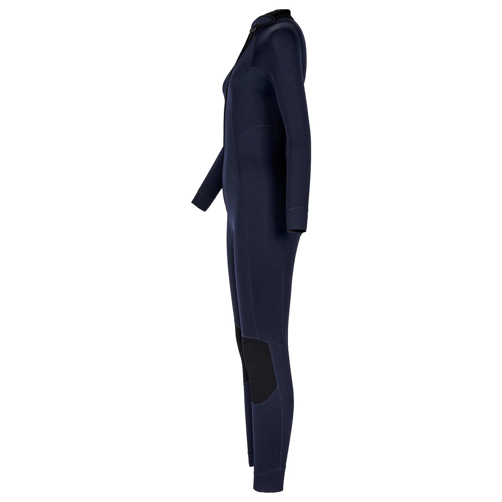 Combinaison thermique une pièce en néoprène pour femmes, 3mm, col montant, manches longues, fermetur