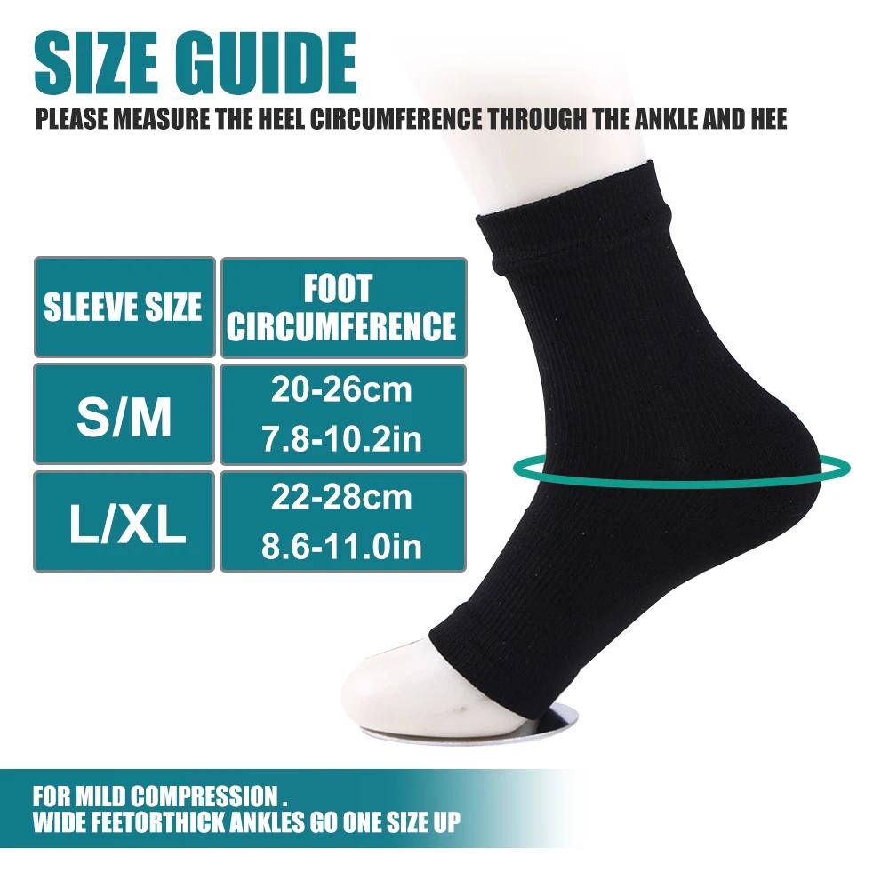 Chaussettes de neuropathie pour femmes et hommes, 1 paire de chaussettes de compression apaisantes p
