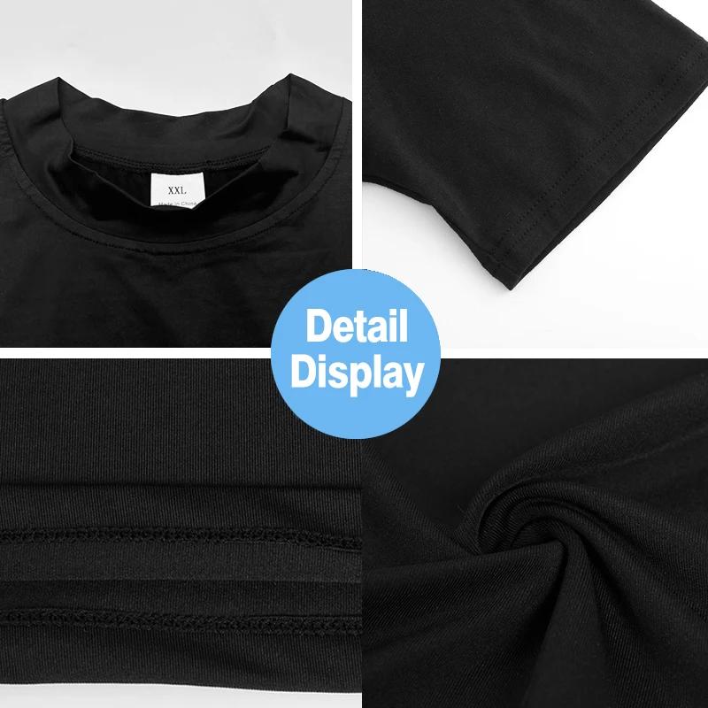 T-shirts sans manches pour hommes, col roulé, chemise de Compression élastique à séchage rapide, déb