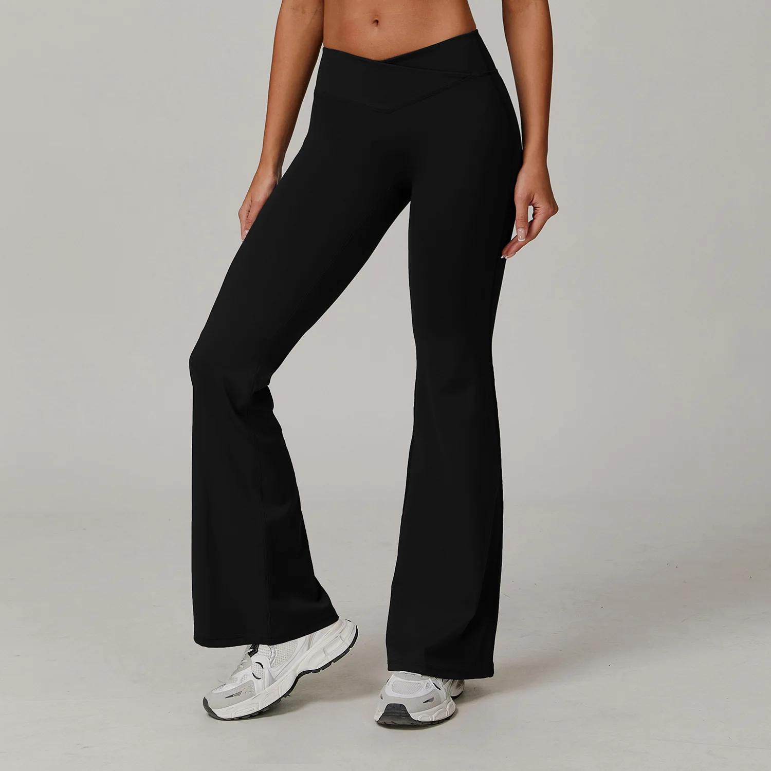 Pantalons à jambes larges femmes Leggings de Yoga femmes Leggings de Fitness pantalon de course Legg