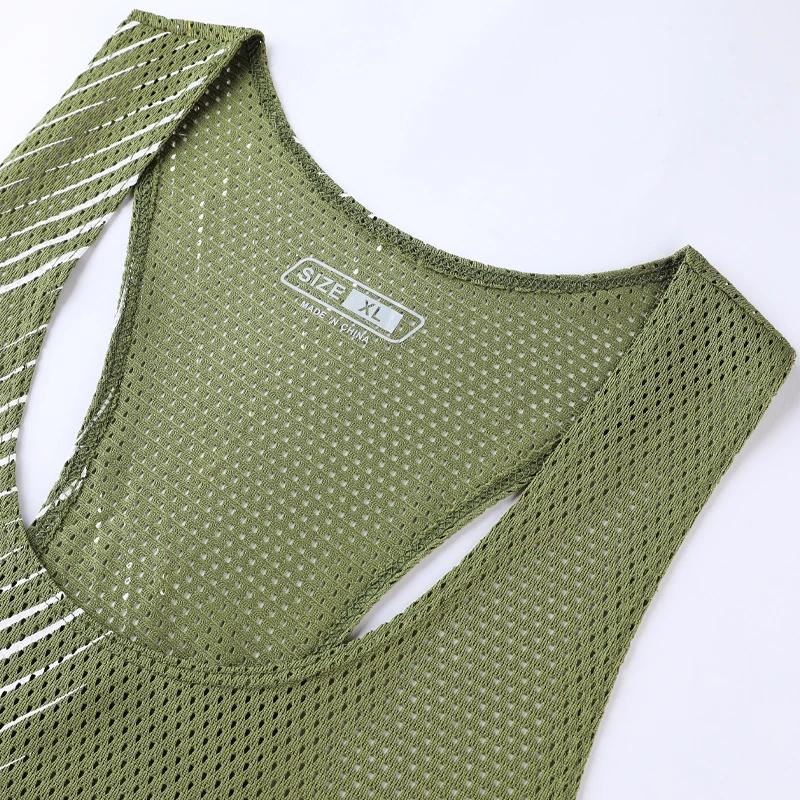 Gilets de Sport décontractés pour hommes, séchage rapide, respirant, Fitness, course à pied, gymnast
