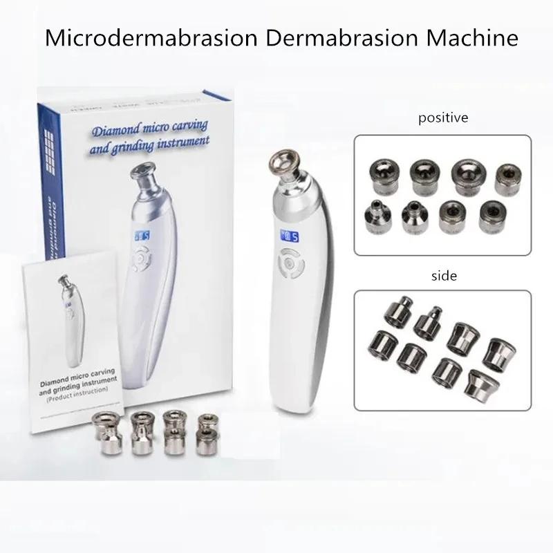 Machine portative de Microdermabrasion de diamant soins de la peau du visage dispositif de beauté d'