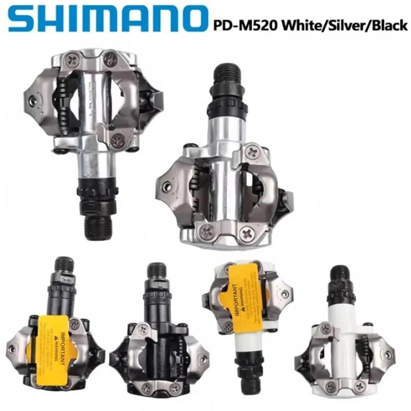 Shimano Deore M6000 M520 pédale PD-M520 pédale Double face SPD noir argent pédale pour vtt VTT pédal