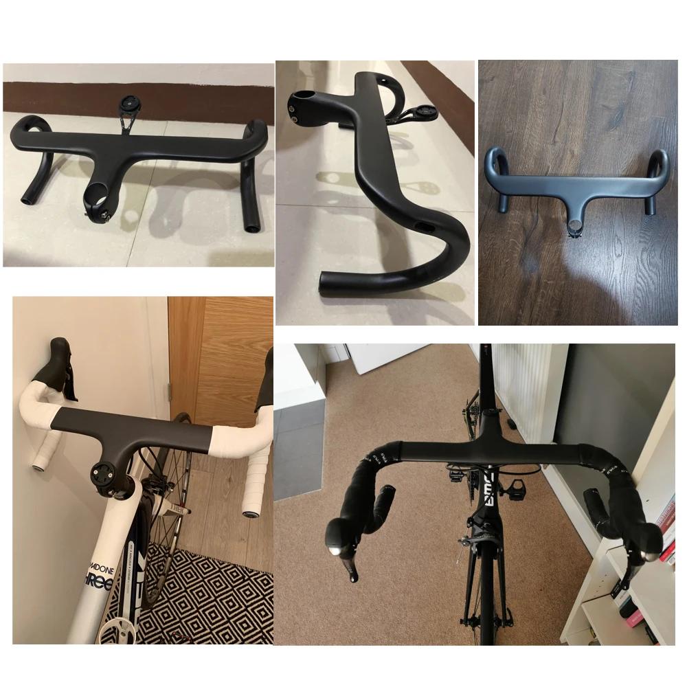 Guidon de vélo de route en carbone RXL SL intégré avec potence 1-1/8 pouces, guidon de vélo en carbo