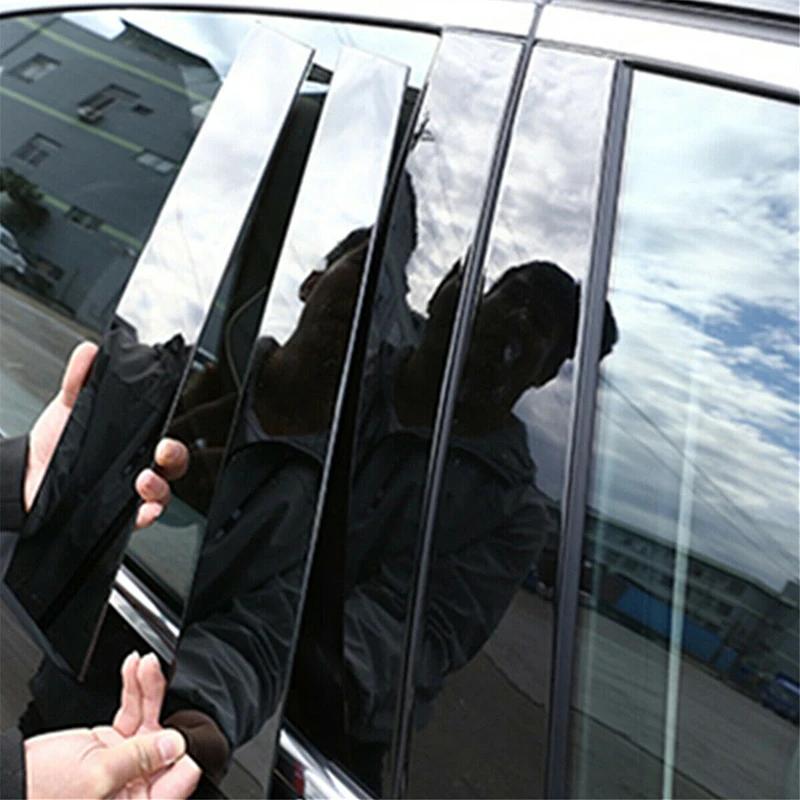 Autocollant de colonne de poteaux de pilier de voiture, couvercle Kiev illage de porte et de fenêtre