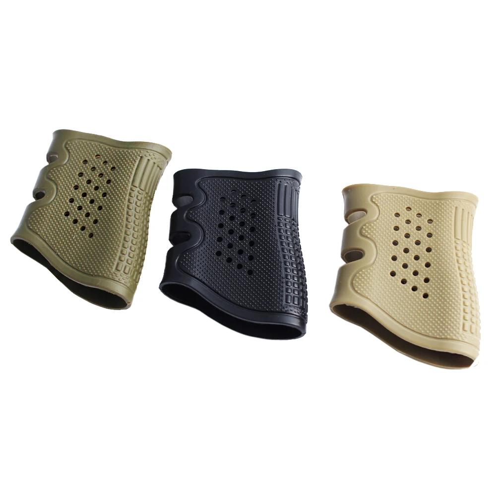 Gant antidérapant pour pistolet tactique, poignée en caoutchouc, pour Glock 17 19 20 21 22 23 31 32,