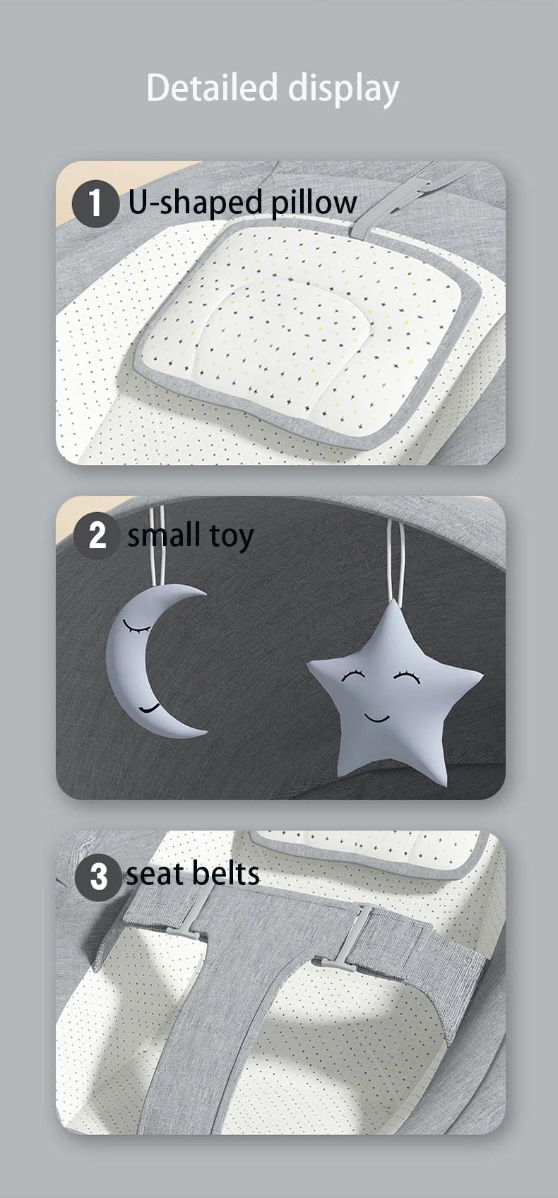 Baby Rocker Cradle for Babies Baby Bed Cribs Baby Bassinet Baby Rocking Chair Mobile Baby chair Baby