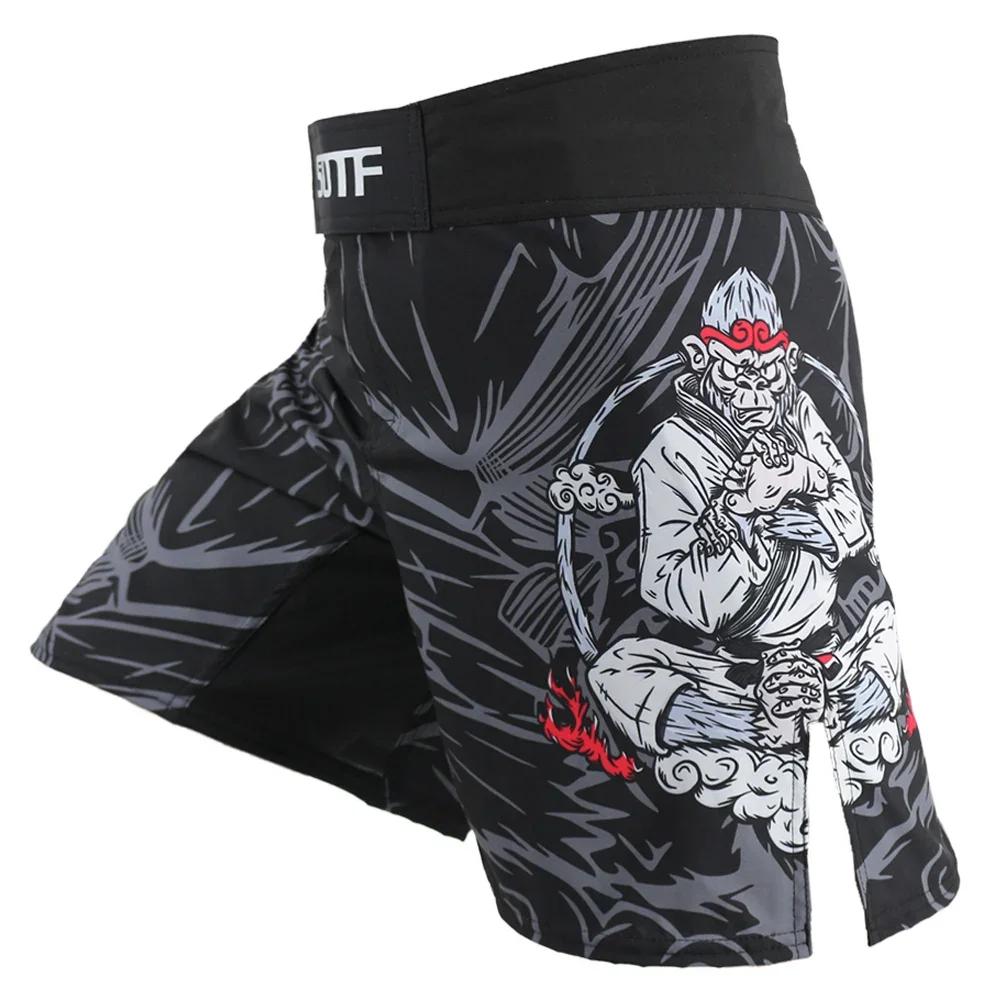 MMA Jujitsu combat grappin hommes pantalons de boxe kickboxing MMA shorts courts tigre Muay Thai sho