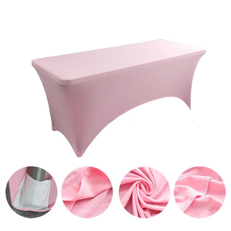 Salon de beauté Massage élastique couverture de lit haute extensible mariage hôtel anniversaire Tabl