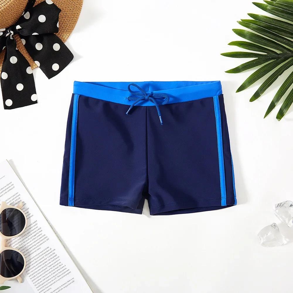 Maillot de bain garçons 4-12 ans 2025 - Troncs bleus enfants qualité supérieure plage piscine