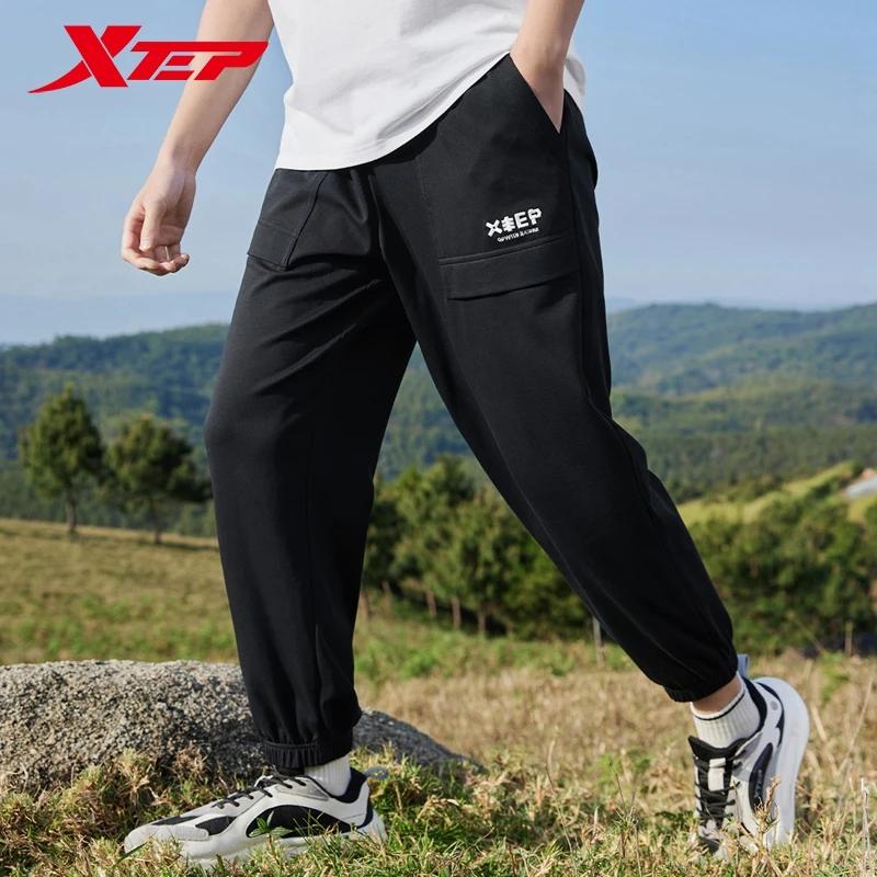 Xtep pantalons tricotés pour hommes été durabilité pantalons pour hommes formation décontracté confo