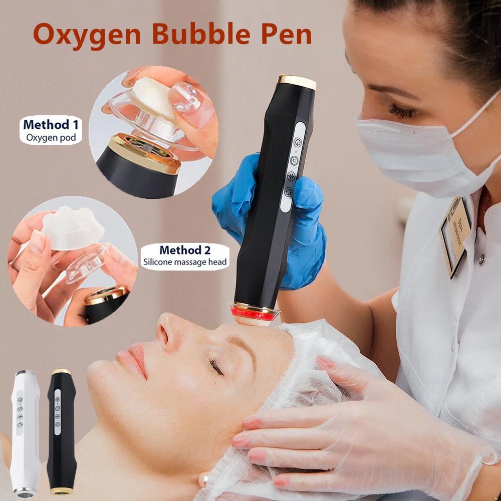 Stylo à bulles d'oxygène CO2 oxygène Machine faciale Portable CO2 Gel dispositif de soins de la peau