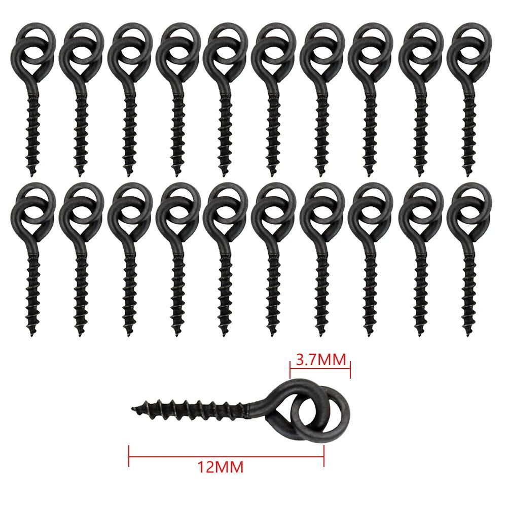 50pcs Perles de Caoutchouc pour Carpe Hameçon 20pcs vis d'appât Chod Rigs Accessoires de Pêche Carpe