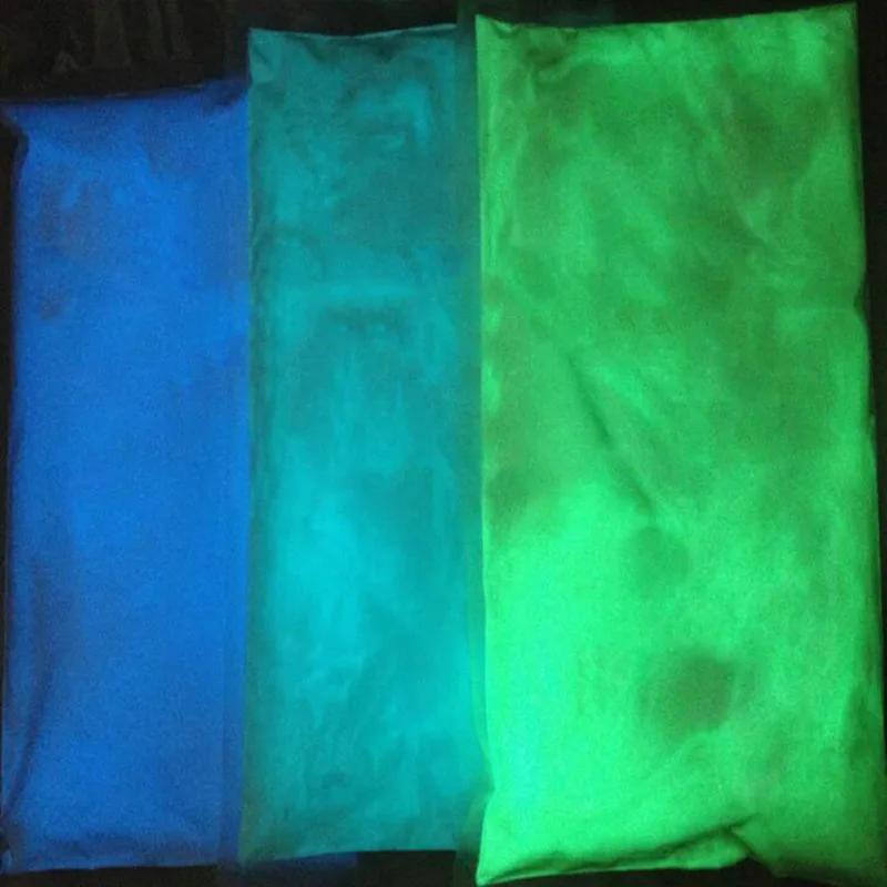 Poudre de phosphore lumineuse pour ongles, 50g, vert/bleu/rouge, pigment qui brille dans la nuit, 12