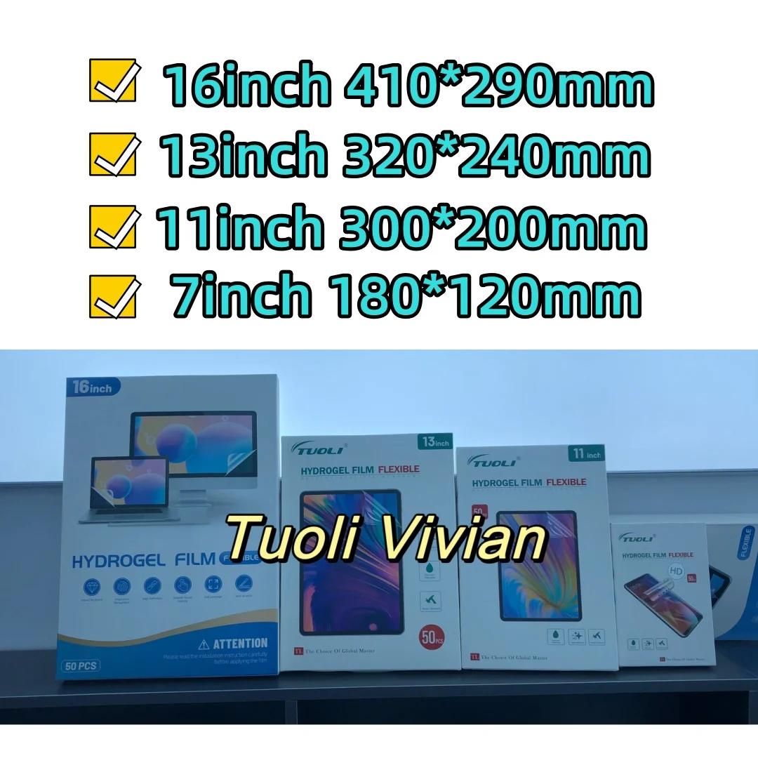 TUOLI 10 pièces tablettes universelles Film Hydrogel films protecteur d'écran pour iPad Air 11 pouce