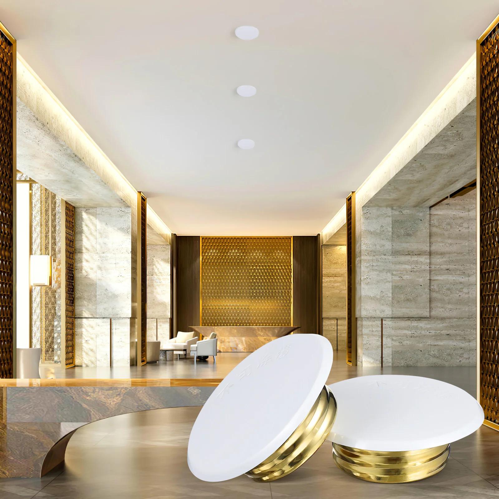 Plaques de protection pour sprinklers d'incendie, 4 pièces, pour système de sprinklers de plafond, a