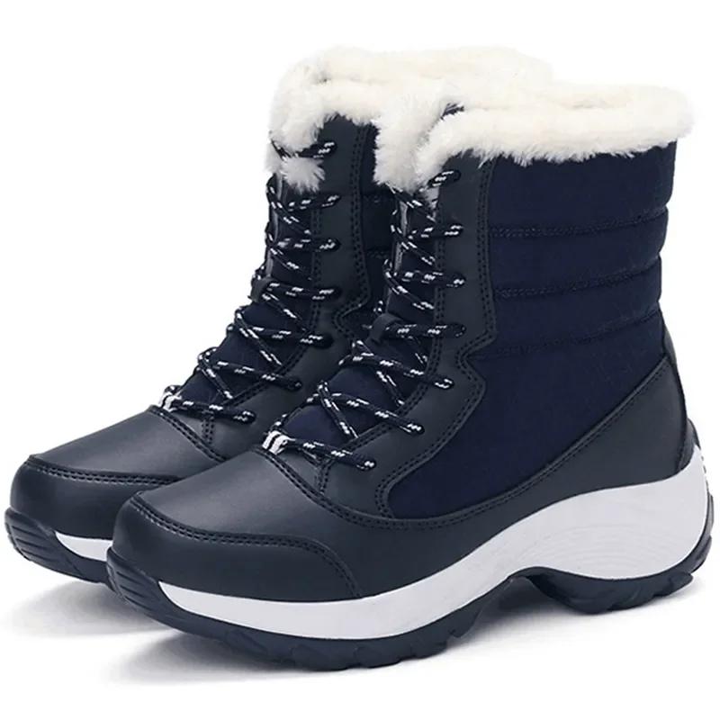 Femmes bottes bottines légères plate-forme chaussures pour femmes talons hiver Botas Mujer garder au