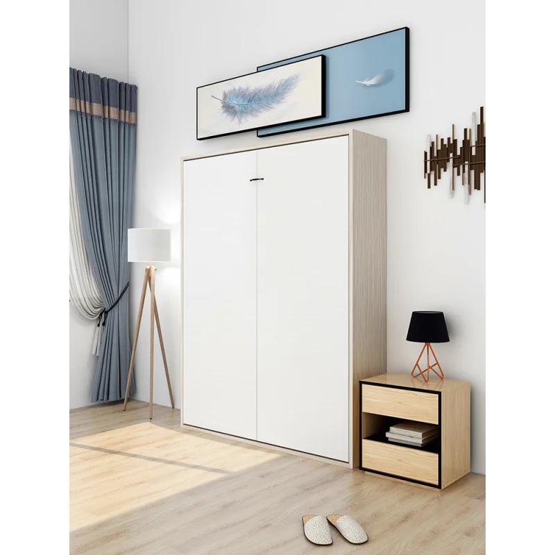 Nouveau lit invisible multifonctionnel pliant simple ménage petit appartement caché double murphy li