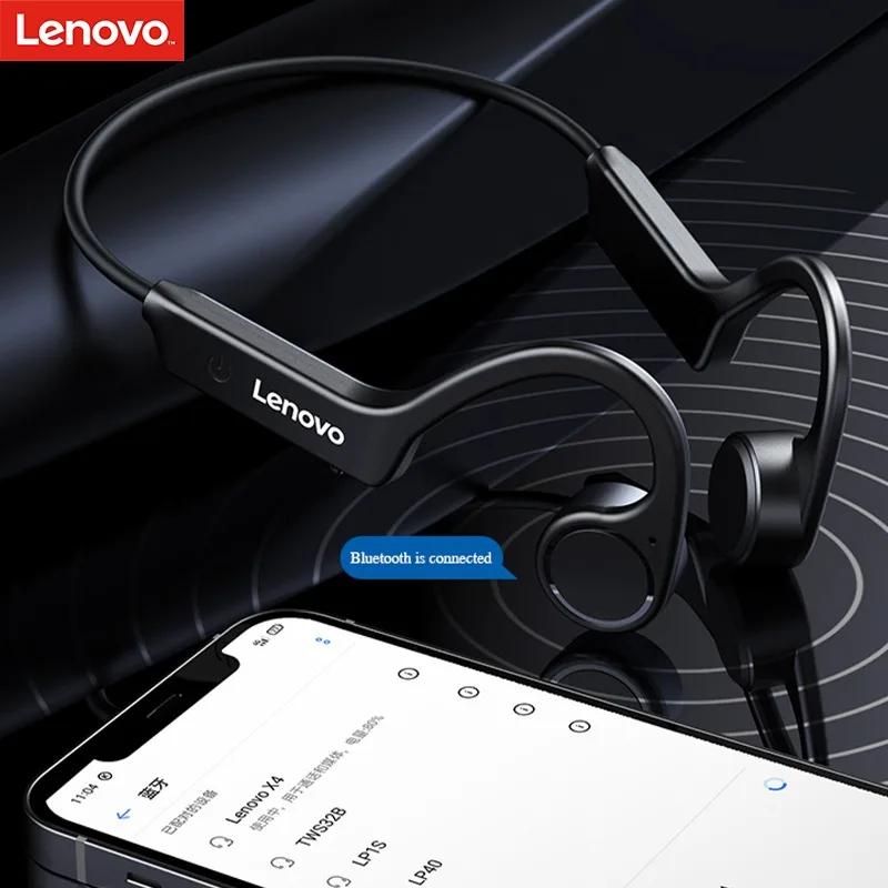 Lenovo X4 TWS Conduction osseuse Bluetooth casque sport écouteur étanche sans fil casque avec micro