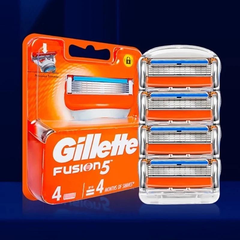 Gillette Fusion 5 lames de rasoir lames de rechange pour rasoirs humides pour hommes