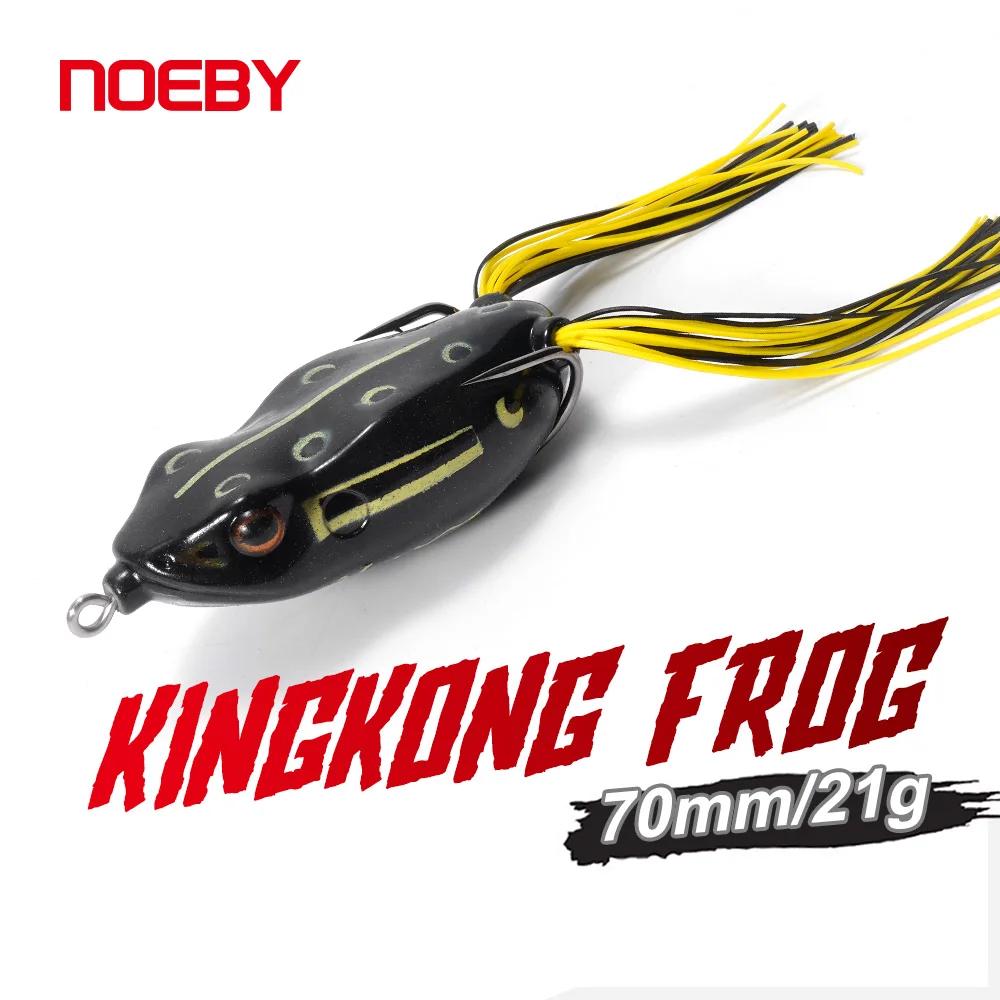 Noeby corps creux marche grenouille Topwater leurre et crapaud appâts souples avec crochets sans mau