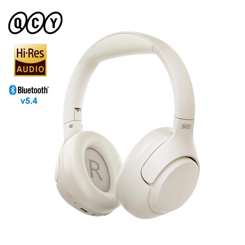 QCY-Casque sans fil hybride H3 ANC, suppression active du bruit, écouteurs Bluetooth 5.4, audio haut