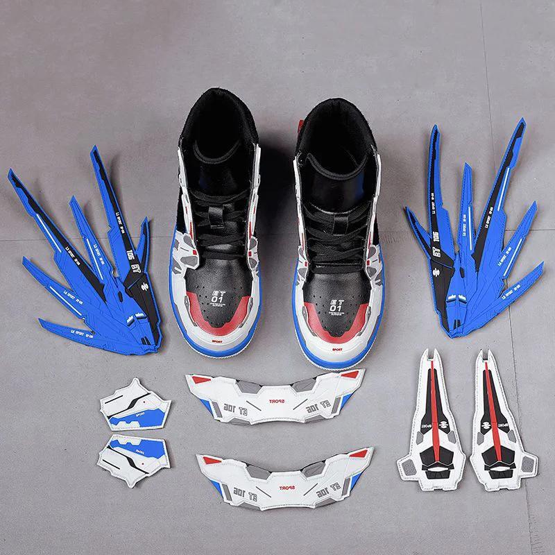 Lynjacye Cosplay mi coupe bottes de basket unisexe Style mécanique athlétisme Sport formateur Tennis