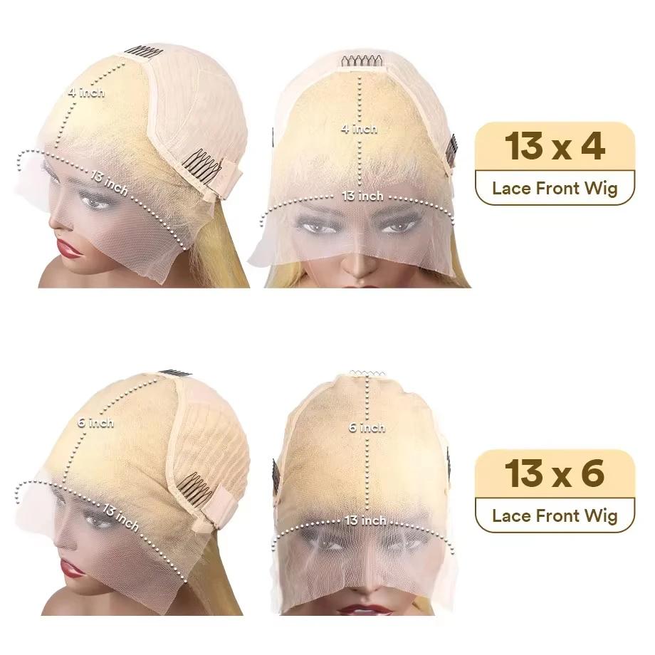 27 perruques de cheveux humains blond miel 13X6 Hd perruque frontale en dentelle 13x4 vague de corps