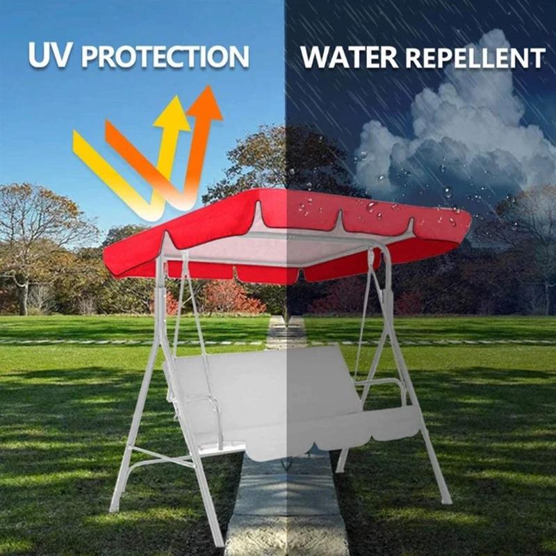 Juste de pluie plissée pour chaise pivotante de terrasse, housse anti-poussière pour parc extérieur,