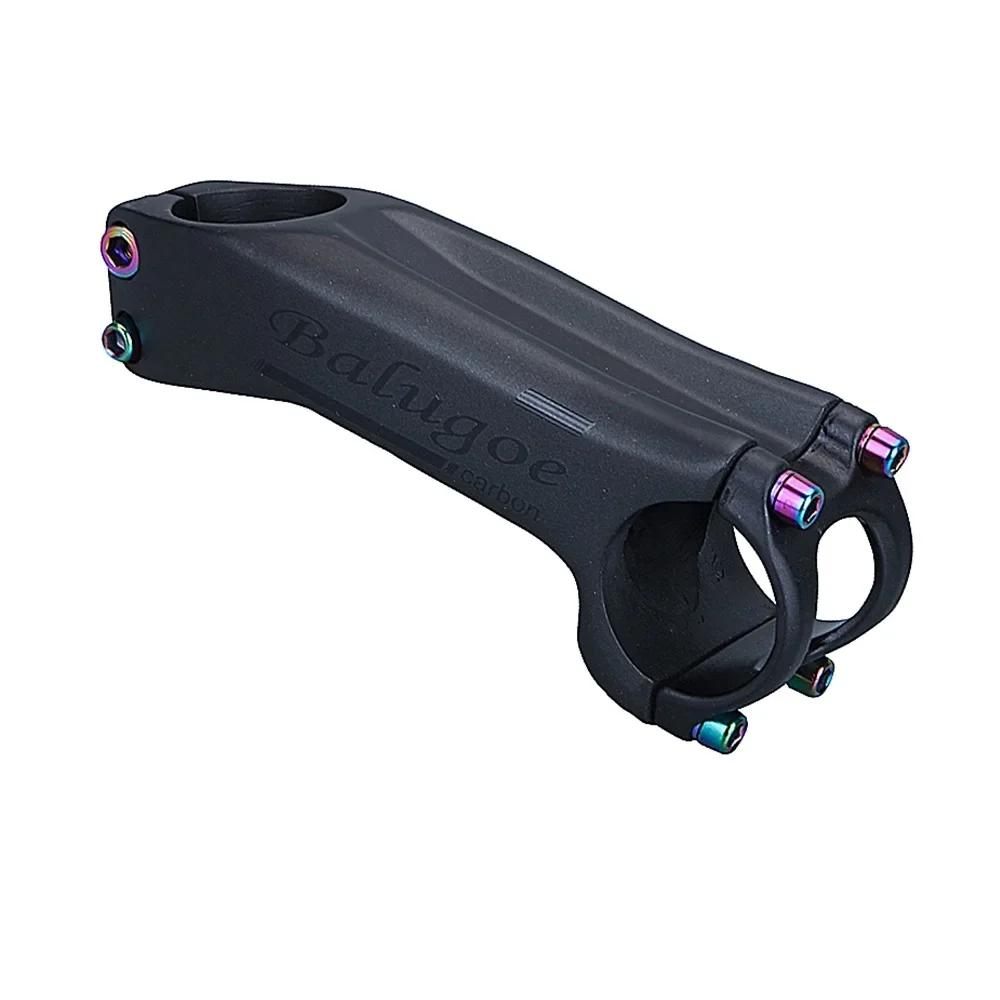 BALUGOE tige de guidon de vélo en carbone ultralégère 6/17 degrés 31.8mm 70mm-130mm puissance tige d