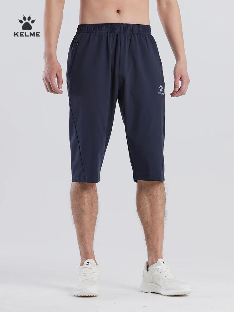 Capris de sport Kelme respirants homme - Short fitness football et course été