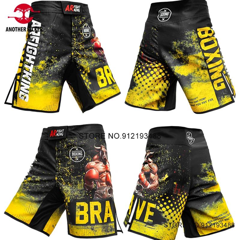 Muay Thai pantalon respirant combat MMA Shorts hommes femmes Junior gymnase Arts martiaux grappin Ki