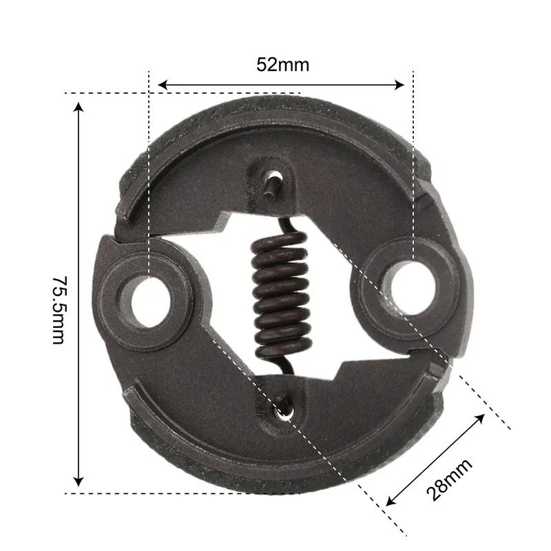 Embrayage en métal pour moteur de débroussailleuse 43CC 49CC 52CC