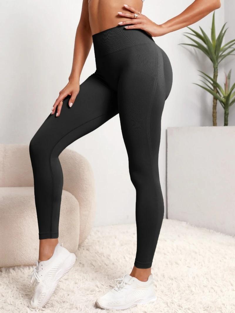 Nouveaux pantalons de yoga taille haute pour femmes-mallas de contrôle du ventre, pantalons de cours