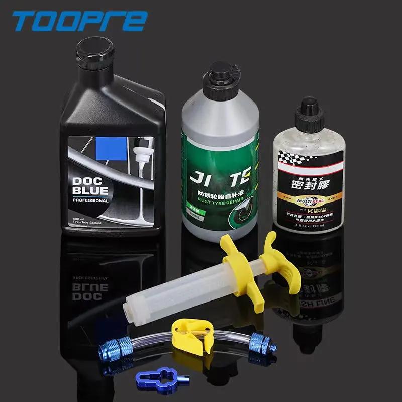 TOOPRE VTT vide pneu auto-remplissage fluide outil d'injection pneu fluides de remplissage seringue