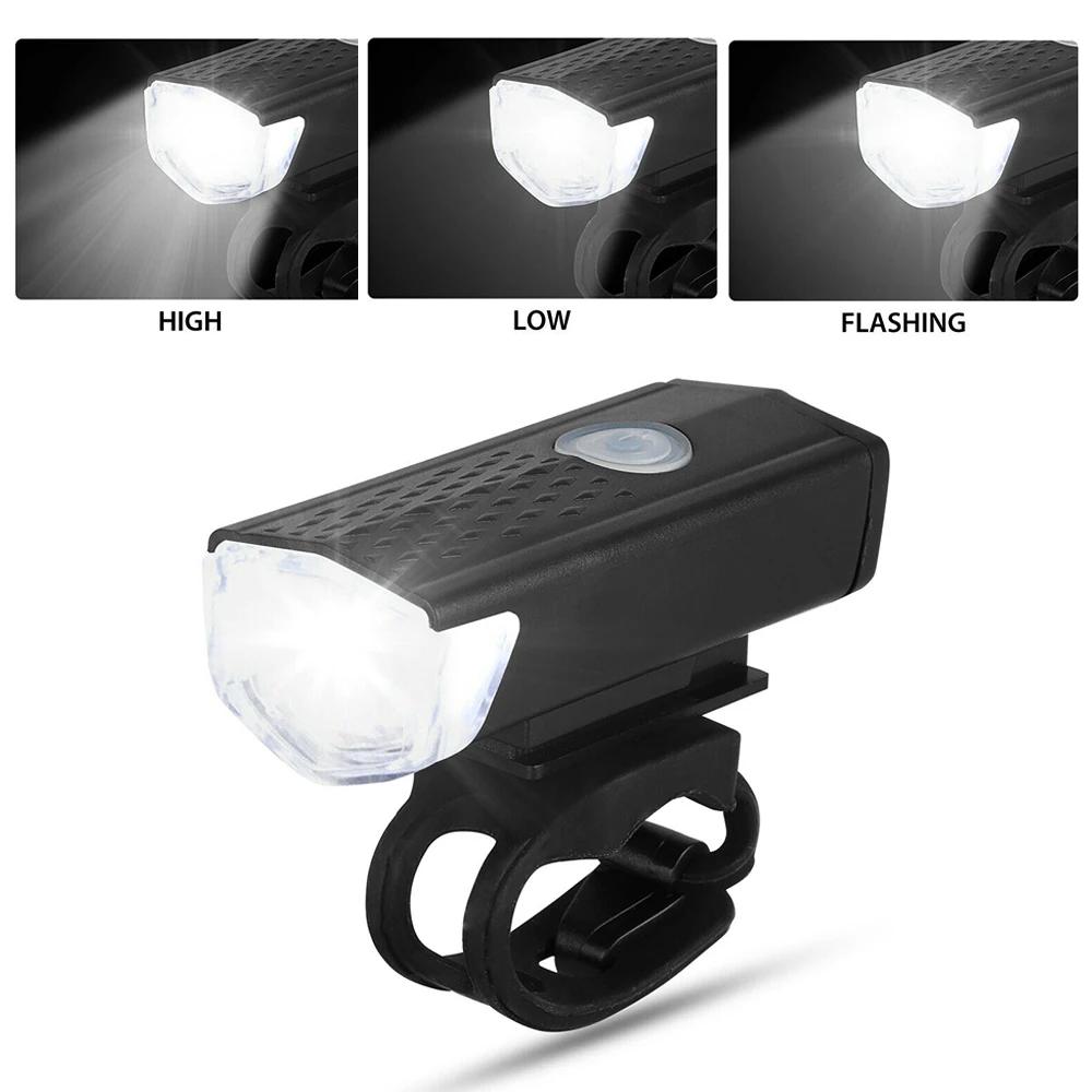 Vélo vélo lumière USB LED Rechargeable ensemble vtt vélo de route avant arrière phare lampe lampe de