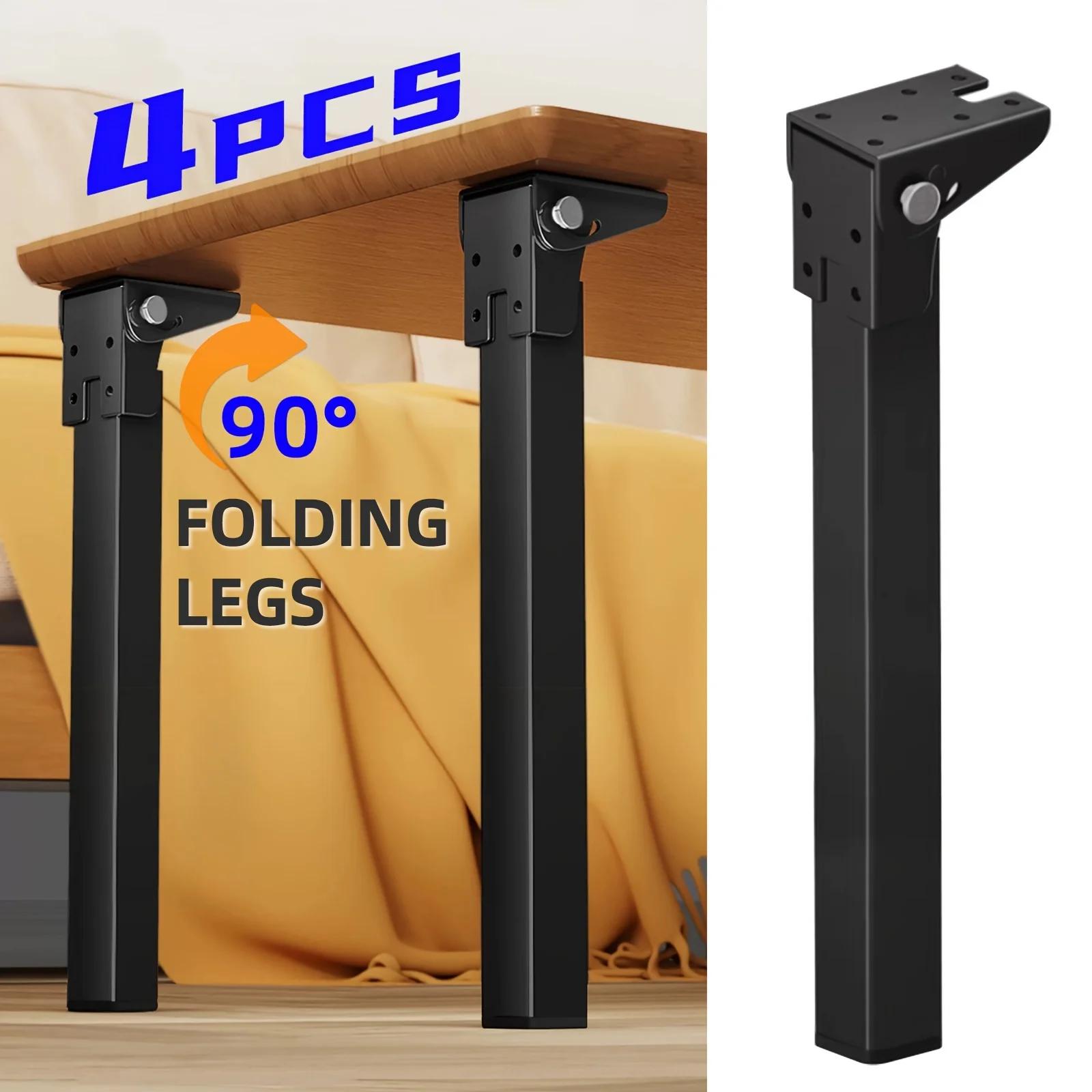Pieds de Table pliants en métal robuste sélectionnables, remplacement polyvalent pour ordinateur por