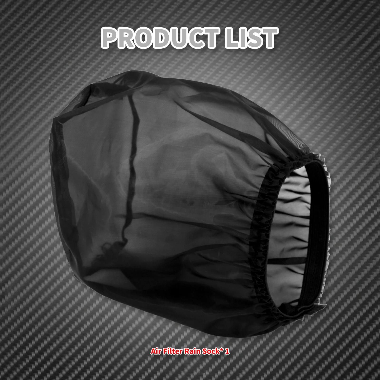 Filtre de filtre à Air pour moto, chaussette de pluie, couverture noire étanche pour Harley Touring