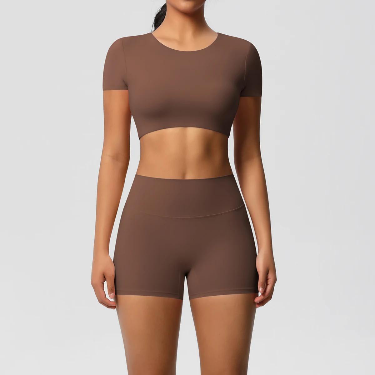 Ensemble sport 2 pièces femme - Débardeur leggings gym entraînement vêtements actifs confortables