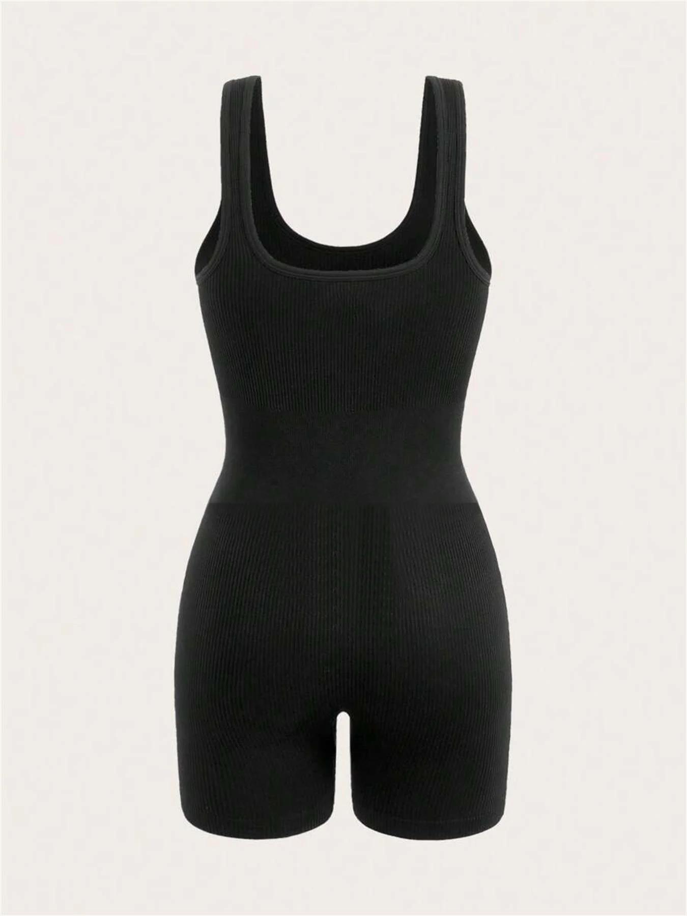 Body de yoga femme sans couture push-up - Vêtement fitness une pièce confortable pour séances sportives