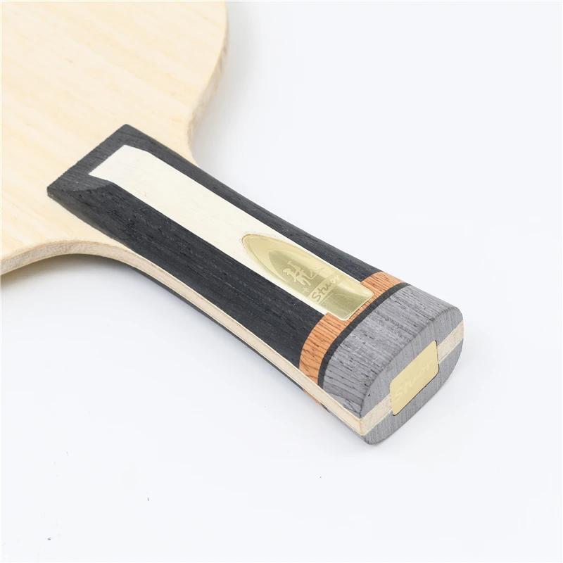 Stuor-Raquette de tennis de table CNF en carbone blanc, 7 couches, lame de ping-pong, attaque rapide