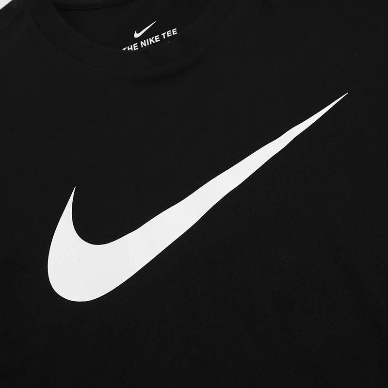 Hauts à manches courtes Nike pour hommes pour l'entraînement physique, vêtements de sport respirants