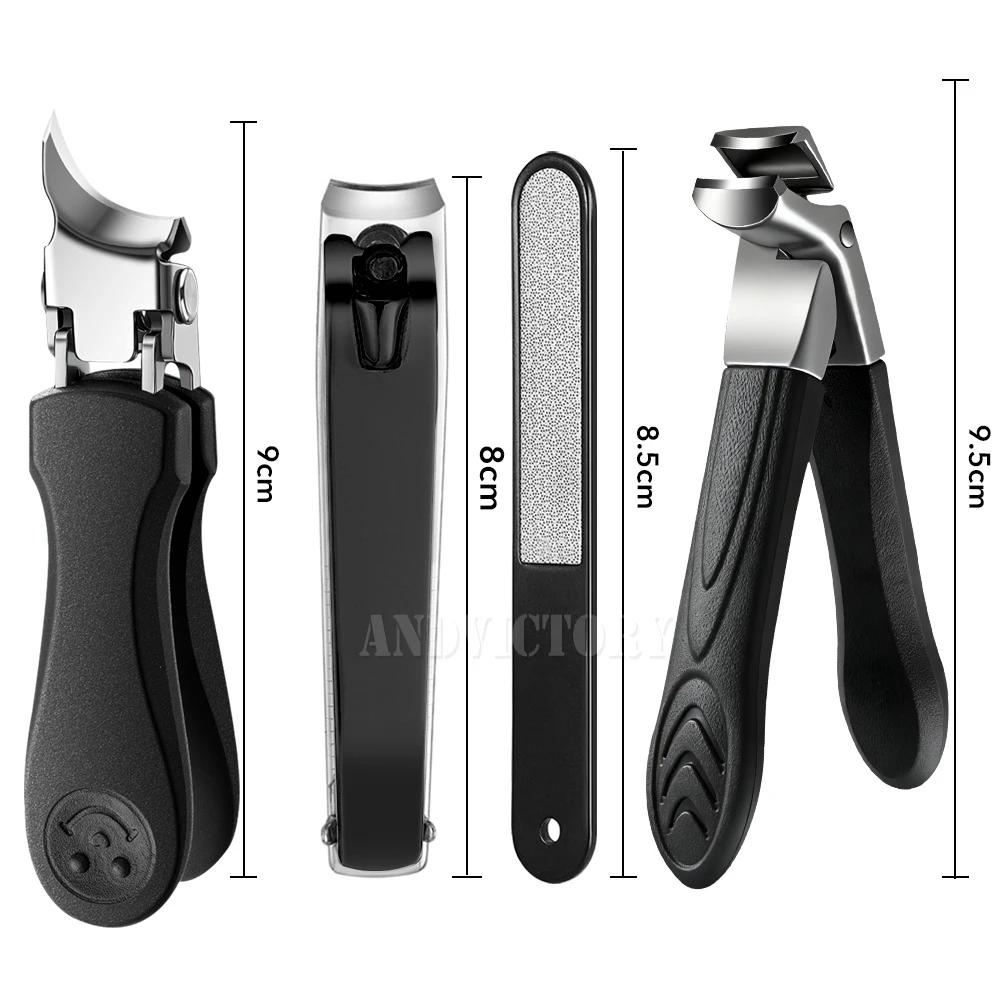 2/4 pièces/ensemble coupe-ongles ensemble ongles incarnés épais coupe-ongles ensemble pour pédicure