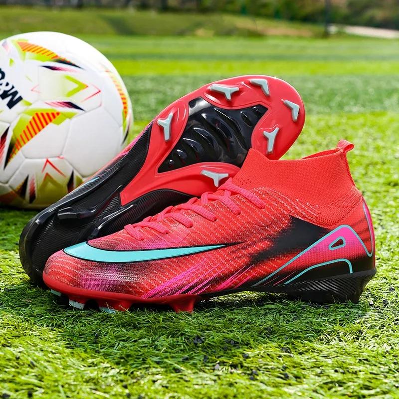 Nouveaux hommes bottes de Football chaussures d'entraînement FG chaussures de Football ultralégères